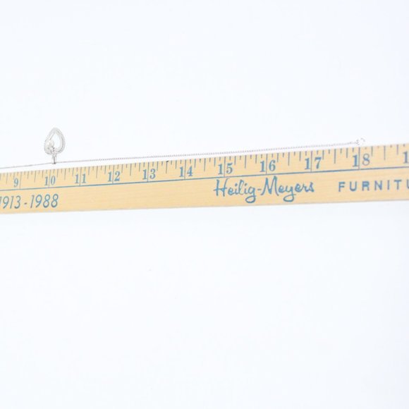 Van Dell Sterling Heart & Faux Pearl Pendant Necklace - Cross Posted - Picture 13 of 13